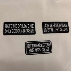 NEW! Set of 3 Hilarious Stick on Patches!  Set #2